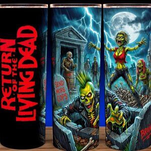Return of the Living Dead Retro Zombie Action Movie Cup Mug Tumbler